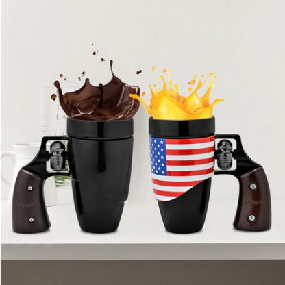 Rotatable Scroll Espresso Mug | Unique Ceramic Coffee Cup with Fun Features