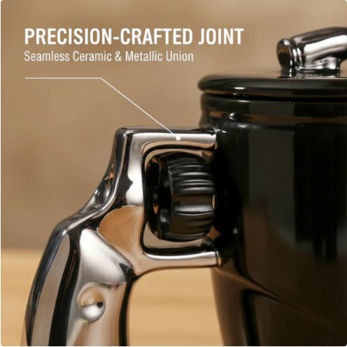 Rotatable Scroll Espresso Mug | Unique Ceramic Coffee Cup with Fun Features